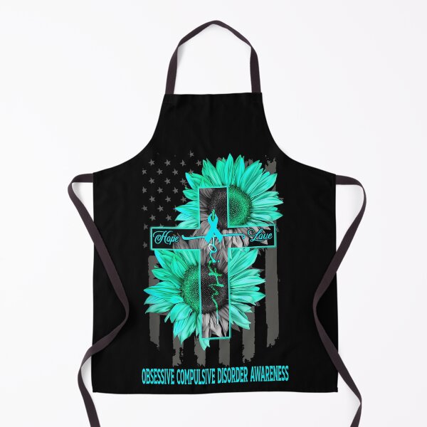 Item preview, Faith Hope Love American Flag Sunflower Christian Cross Obsessive Compulsive Disorder Awareness designed and sold by Tadmab.
