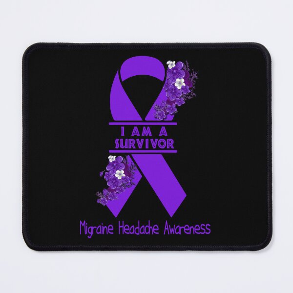 Item preview, I Am A Suvivor Ribbon Migraine Headache Awareness designed and sold by heppenp.