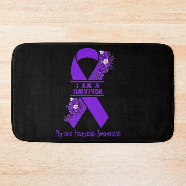 Item preview, I Am A Suvivor Ribbon Migraine Headache Awareness designed and sold by heppenp.