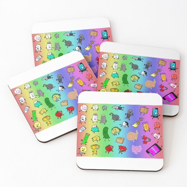 Item preview, Inanimate Insanity All Characters (Rainbow) designed and sold by MsBonnieArt.