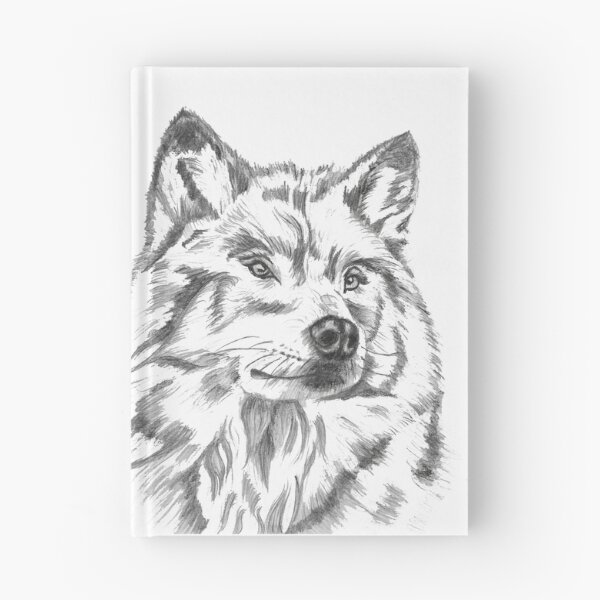 Item preview, Wolf Portrait Drawing designed and sold by RonelBroderick.