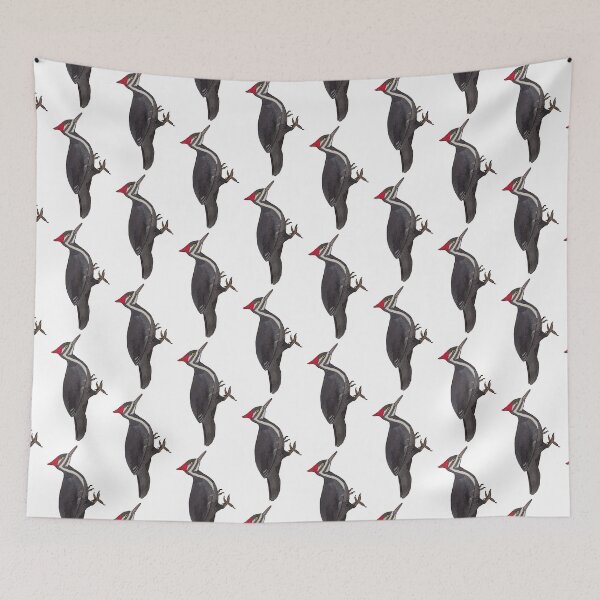 Item preview, Pileated Woodpecker watercolor bird art designed and sold by TheWaterBirds.