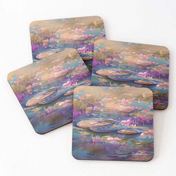 Item preview, Water lilies - Botanical Prints - Water Garden - Lotus designed and sold by CattlettArt.