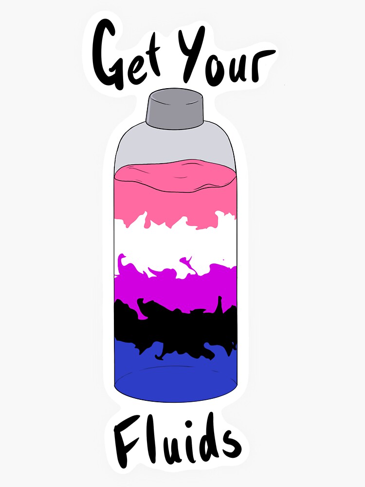 Gender Fluid Pride Sticker By Actuallyaghost Redbubble 0135