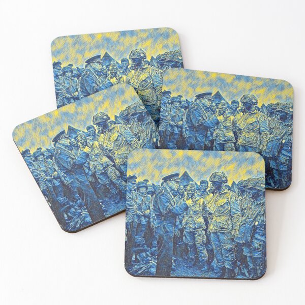 Item preview, General Eisenhower Speaking With Airborne Troops Before D-Day designed and sold by warishellstore.