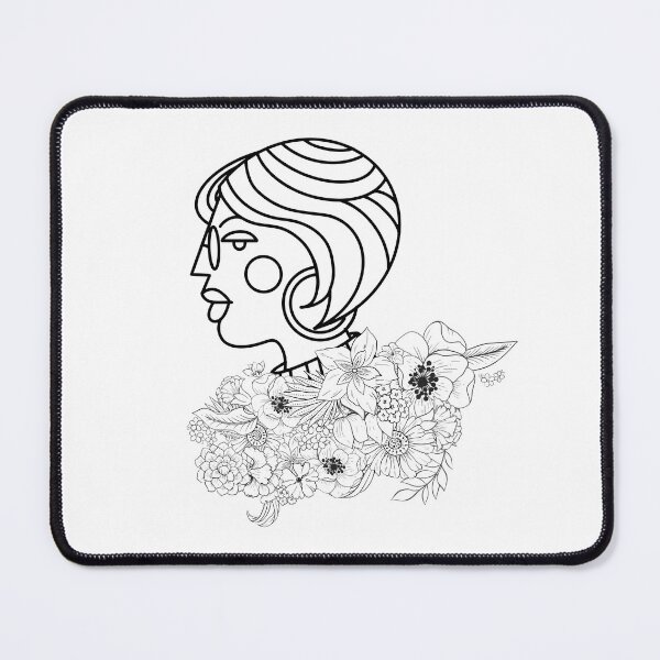 Item preview, girl with flowers designed and sold by Girlinthecloud.
