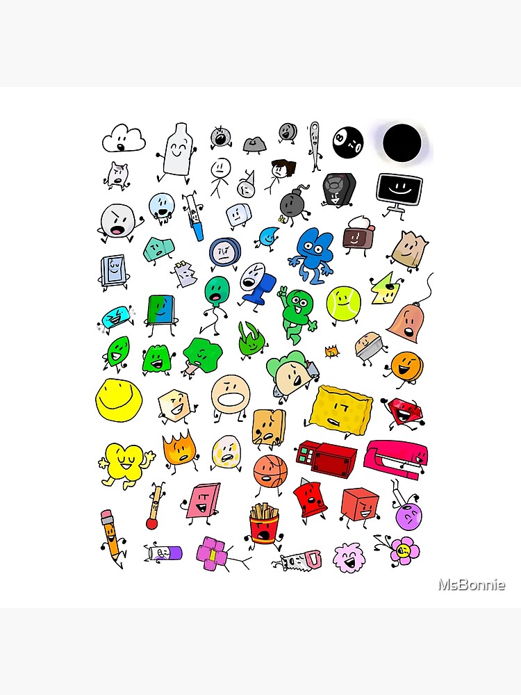 all bfdi characters 