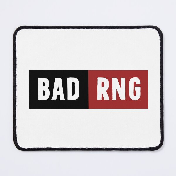Item preview, Bad RNG | Black and Red Random Number Generator designed and sold by DanLopesMerch.
