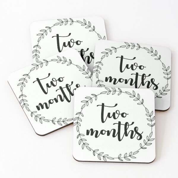 Item preview, Simple Baby Milestone Tracker - Two Months designed and sold by Morgan Turrentine.