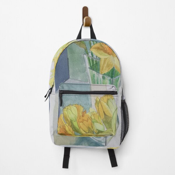 Item preview, Daffodils in a vase watercolour painting designed and sold by esvb.