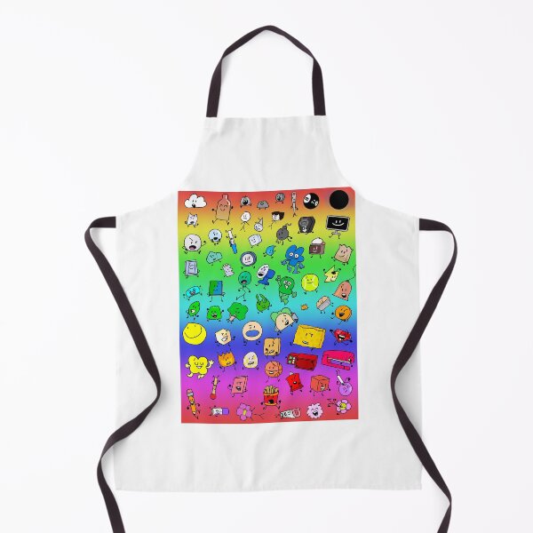 Item preview, BFDI All Characters (Rainbow) designed and sold by MsBonnieArt.