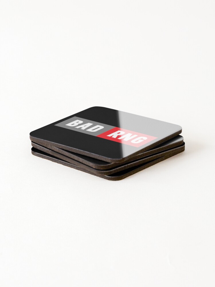 Thumbnail 4 of 5, Coasters (Set of 4), Bad RNG | Retro Style Random Number Generator designed and sold by DanLopesMerch.