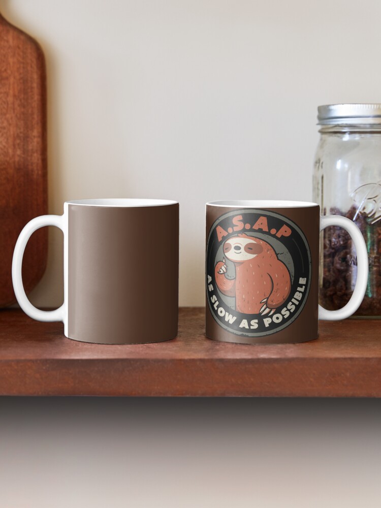 Lazy & Sleepy Cute Sloth Couple Gift Coffee Mug Set