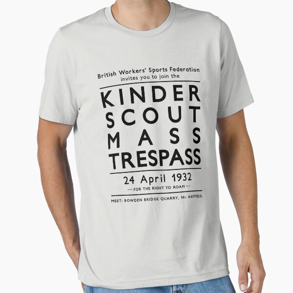 Item preview, Kinder Scout Mass Trespass 1932 designed and sold by thetshirtworks.