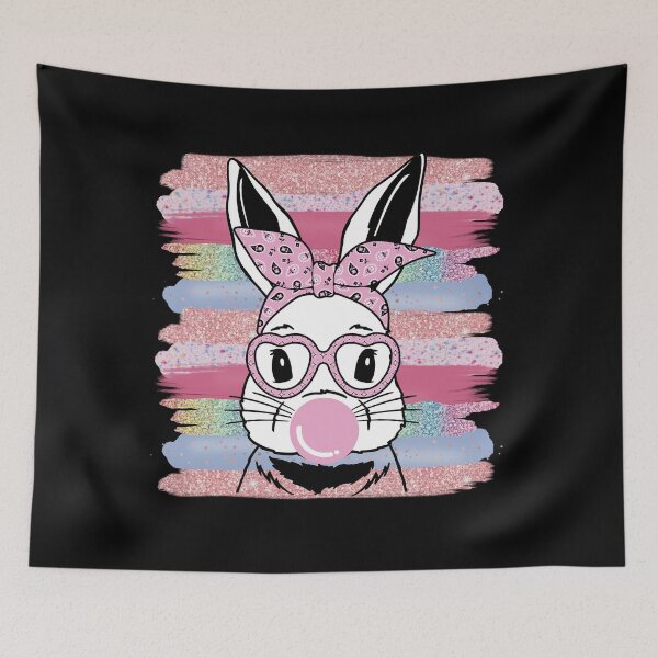 Item preview, Cute Easter Bunny Face Leopard Shirt, Easter Day Girls Women designed and sold by ecomdesign.