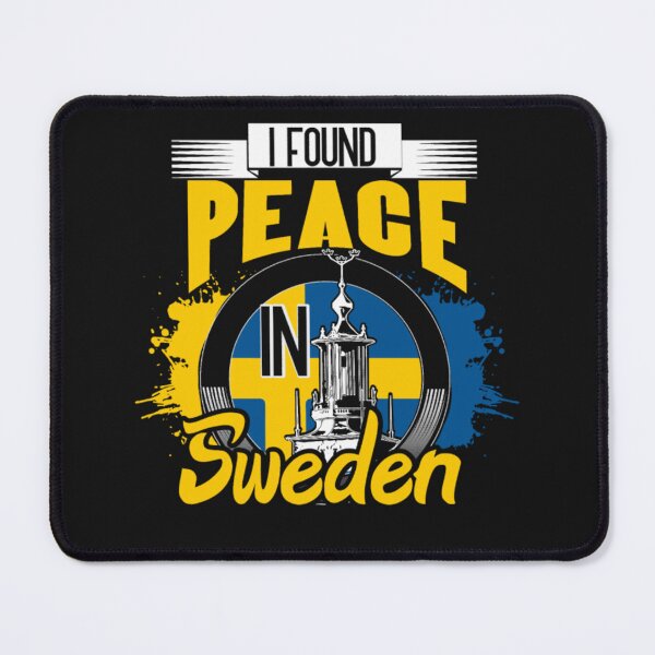 Item preview, Peace Awesome Sweden Pride Gift designed and sold by ClamenTaon.