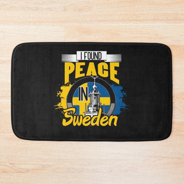 Item preview, Peace Awesome Sweden Pride Gift designed and sold by ClamenTaon.