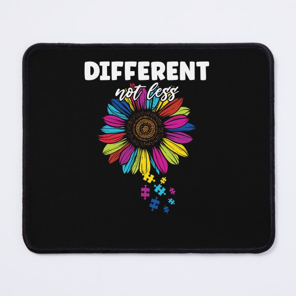 Item preview, Different Not Less Sunflower Autism Puzzle Awareness Month designed and sold by Dressed For Duty.