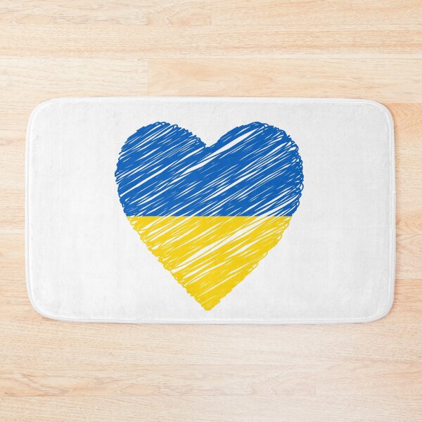 Item preview, Distressed Heart with Ukrainian Flag designed and sold by MyIdentityShop.