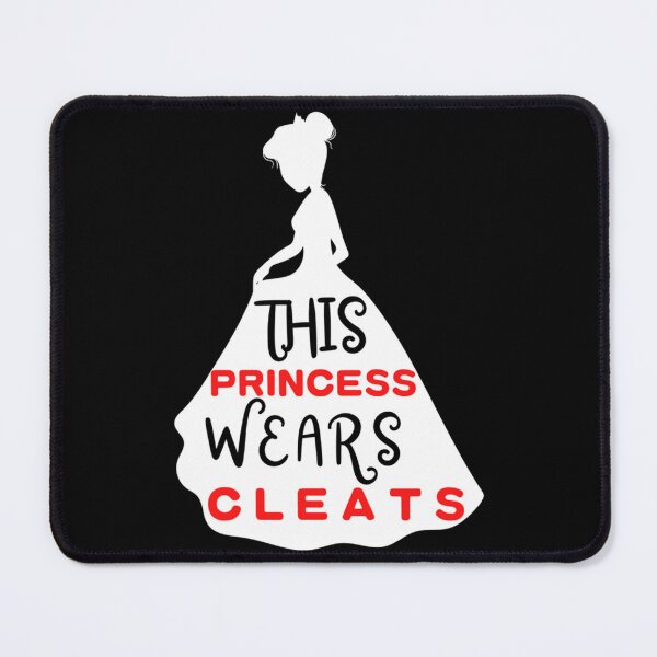 Item preview, This Princess Wears Cleats Fitted Scoop T-Shirt designed and sold by batesyadi3.