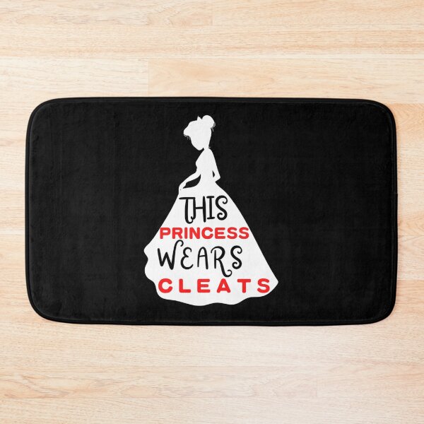 Item preview, This Princess Wears Cleats Fitted Scoop T-Shirt designed and sold by batesyadi3.