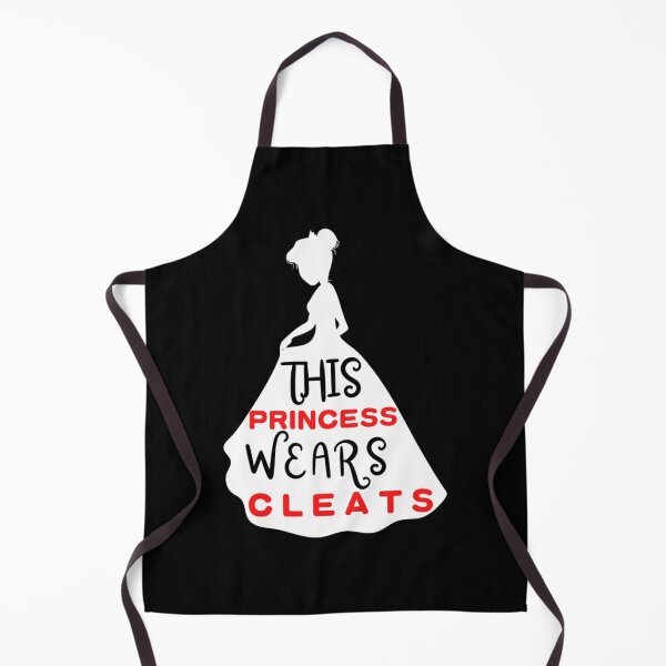 Item preview, This Princess Wears Cleats Fitted Scoop T-Shirt designed and sold by batesyadi3.