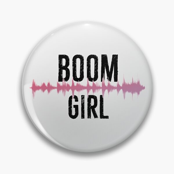 Artikelvorschau, Boom Girl Audiowelle | Rosa entworfen und verkauft von DanLopesMerch.