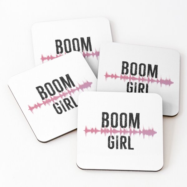 Item preview, Boom Girl Audio Wave | Pink designed and sold by DanLopesMerch.