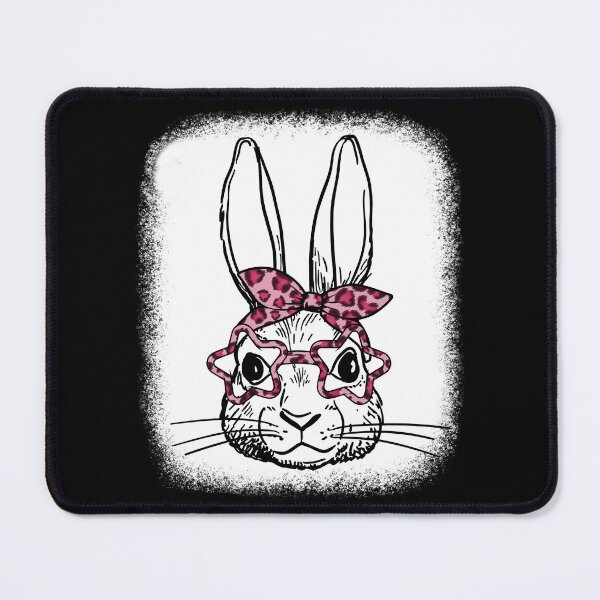 Item preview, Cute Easter Bunny Face Leopard Shirt, Easter Day Girls Women designed and sold by ecomdesign.