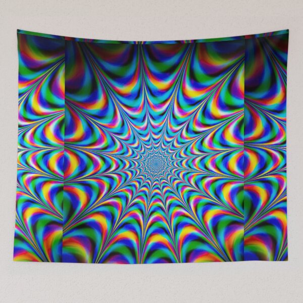 Item preview, PSYCHEDELIC SPIDERWEB   designed and sold by DiscoVibes.