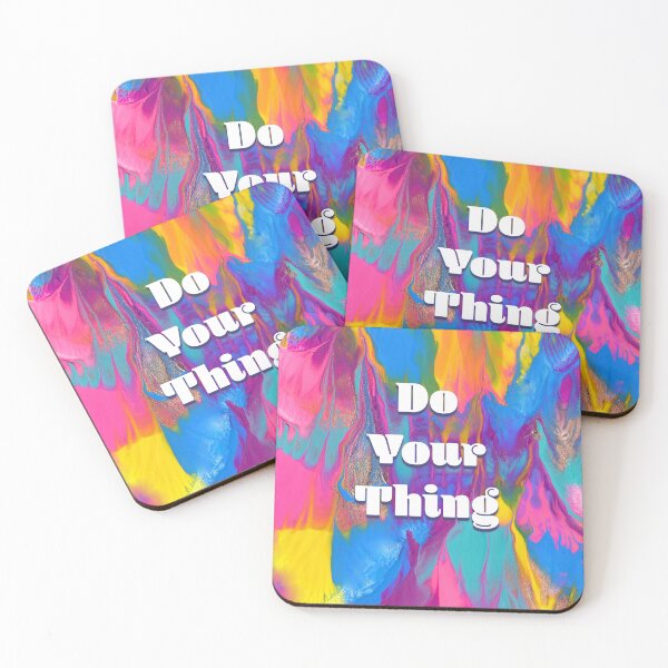 Item preview, Do Your Thing Rainbow Fluid Painting designed and sold by Daydreamer Alley.