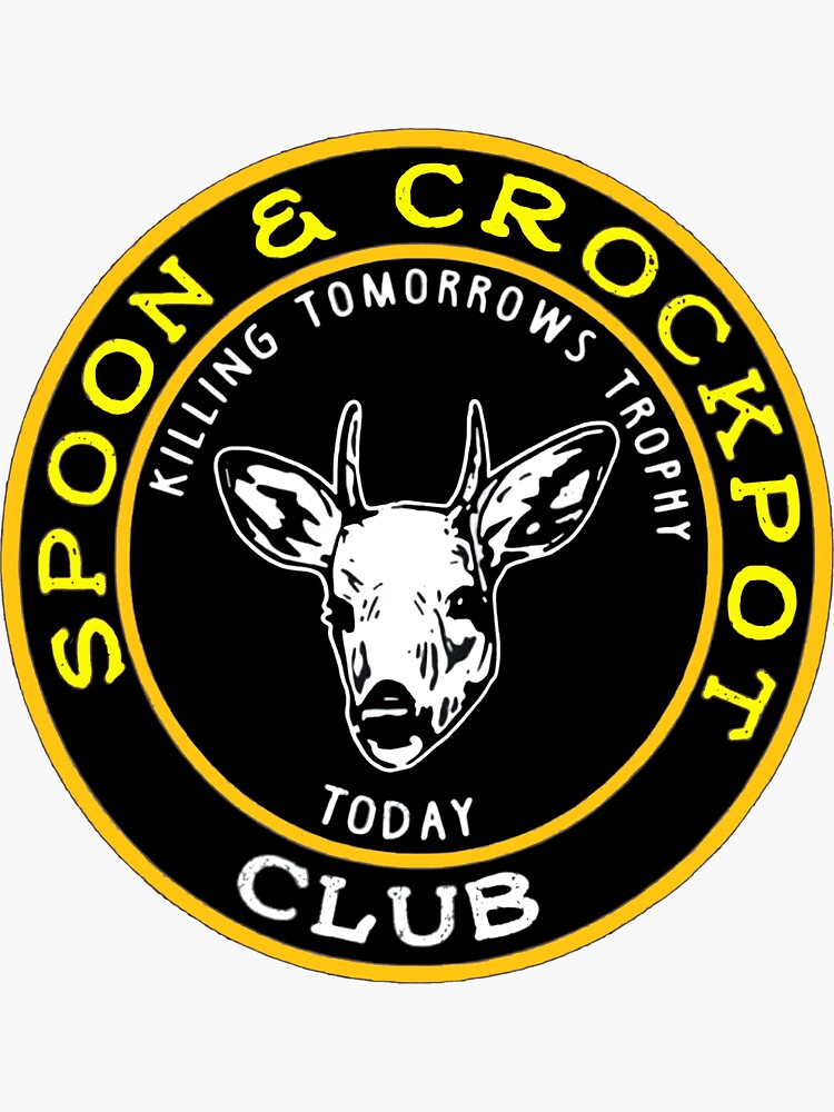 "Spoon And Crockpot Club" Sticker for Sale by FatiaArt Redbubble