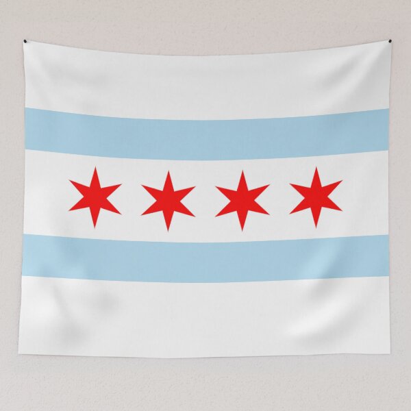Item preview, Chicago Flag  designed and sold by MyIdentityShop.