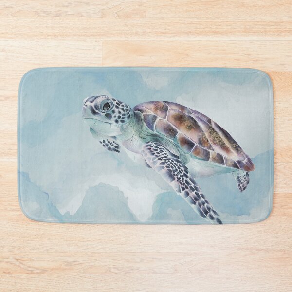 Item preview, Elegant Sea Turtle Watercolor, Under the Sea Collection 2 of 4 designed and sold by Orianah.