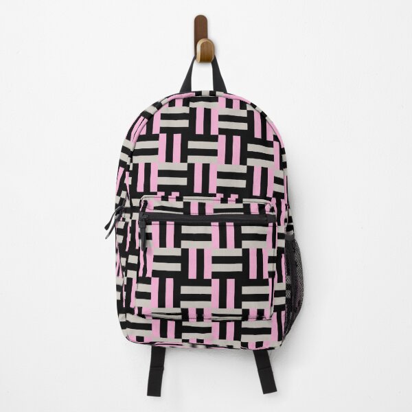 Item preview, Modern Decorative Rectangle Pattern Black, Pink & Gray designed and sold by scorpiolane.