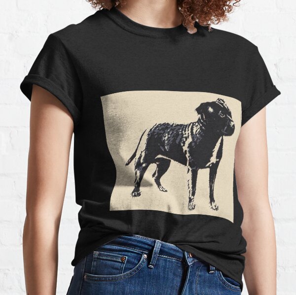 Item preview, Staffordshire Bull Terrier - Conte Style designed and sold by HeckaDoodleDo.
