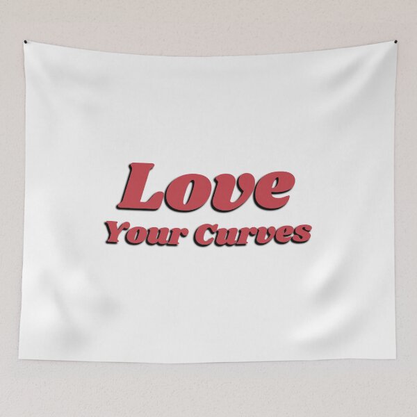 Item preview, Love Your Curves - Love Your Body  - Curvy Body Positive designed and sold by Inspirationmotivation.