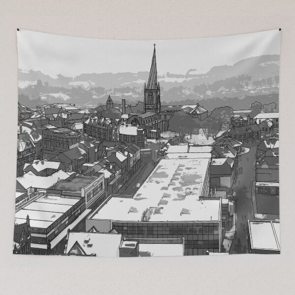 Item preview, Chesterfield Monochrome designed and sold by summattodraw.