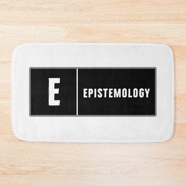 Item preview, Epistemology Rating | Epistemologist Sticker designed and sold by PhilosophyWear.