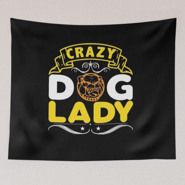 Item preview, Crazy dog lady illustration premium design  designed and sold by truemoneyman.
