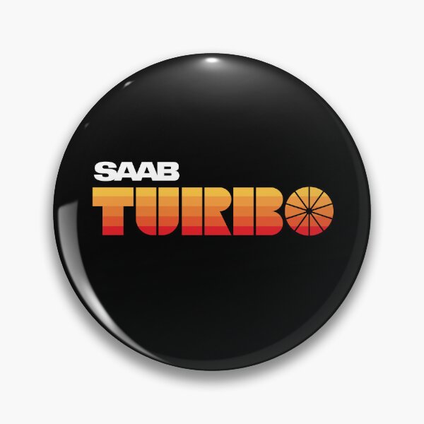 Item preview, SAAB Turbo retro look badge stripes designed and sold by blackdogshop.