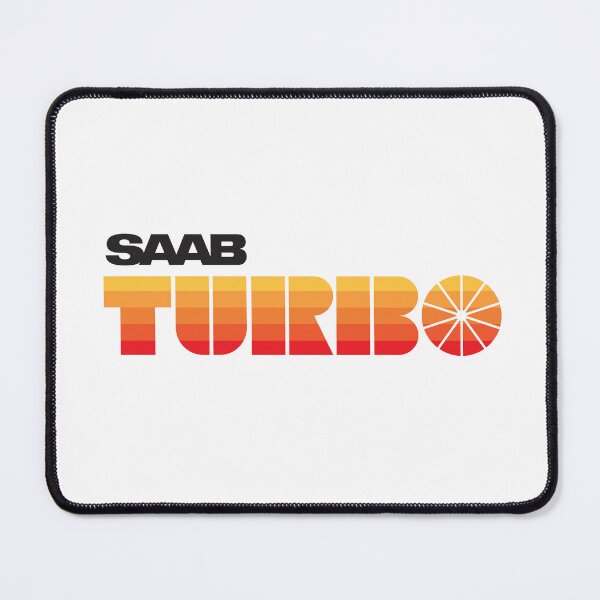 Item preview, SAAB Turbo retro look badge stripes designed and sold by blackdogshop.