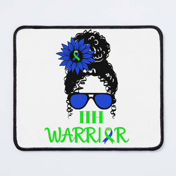 Item preview, IIH Awareness Warrior Messy Bun Hair Bandana designed and sold by Sweet-A-Dsignz.