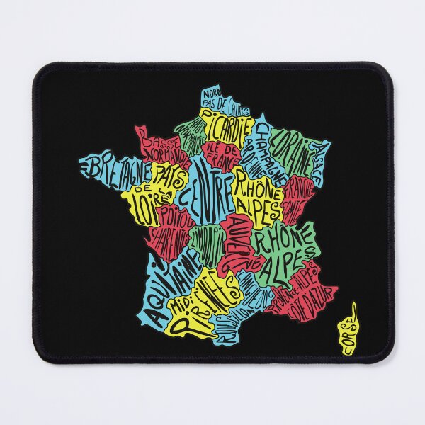 Item preview, France Map with Flag - Drawing designed and sold by MyIdentityShop.
