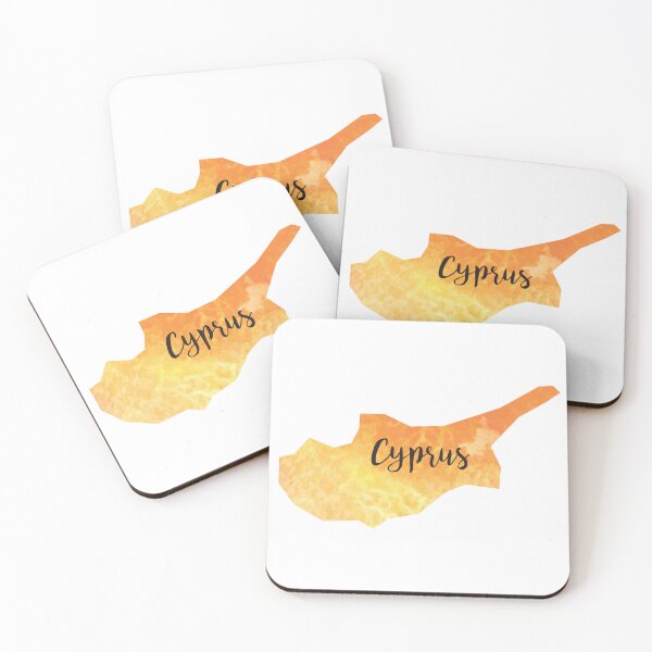 Item preview, Cyprus Map - Watercolor designed and sold by MyIdentityShop.