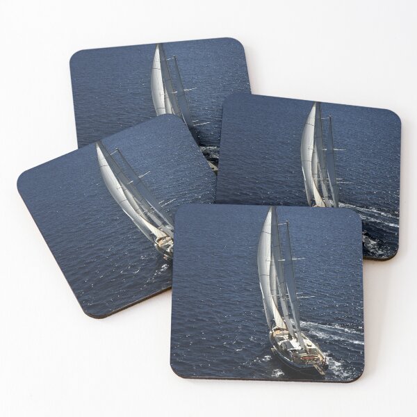 Item preview, aerial photogrph of sailboat designed and sold by laikaincosmos.