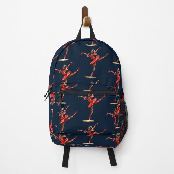 Item preview, Ballet in red pointe shoes - African American ballerina dancing pirouette in red tutu and red shoes  - brown skin ballerina  designed and sold by Artonmytee.