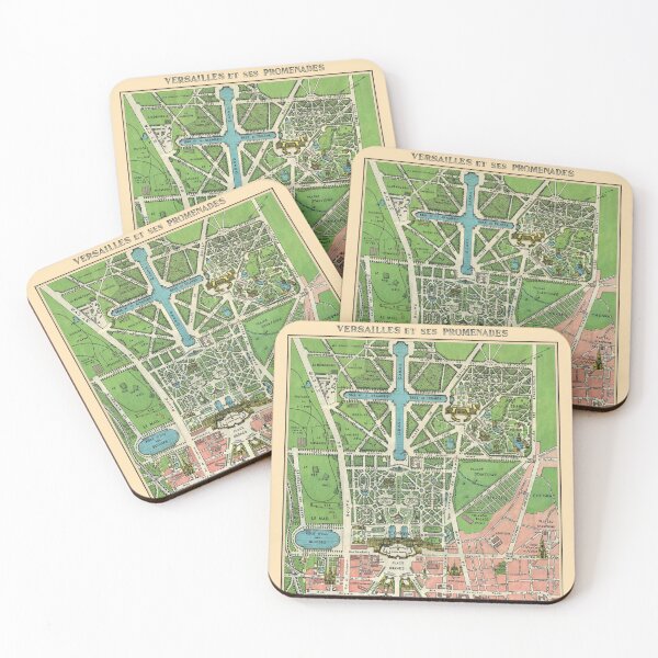 Item preview, Gardens of Versailles, Restored Vintage 1920 designed and sold by sweetbelle.
