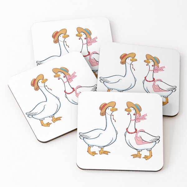 Item preview, cute goose lovers lady and gentelgoose designed and sold by Bonobofy.