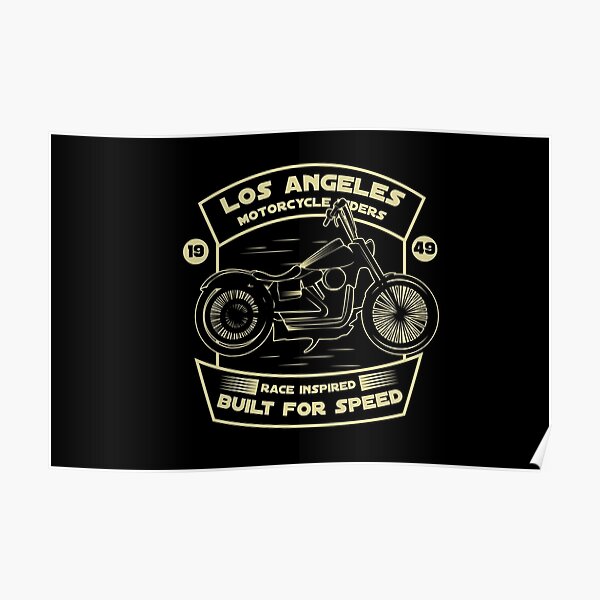 Vintage moteurs harley davidson millésime Poster